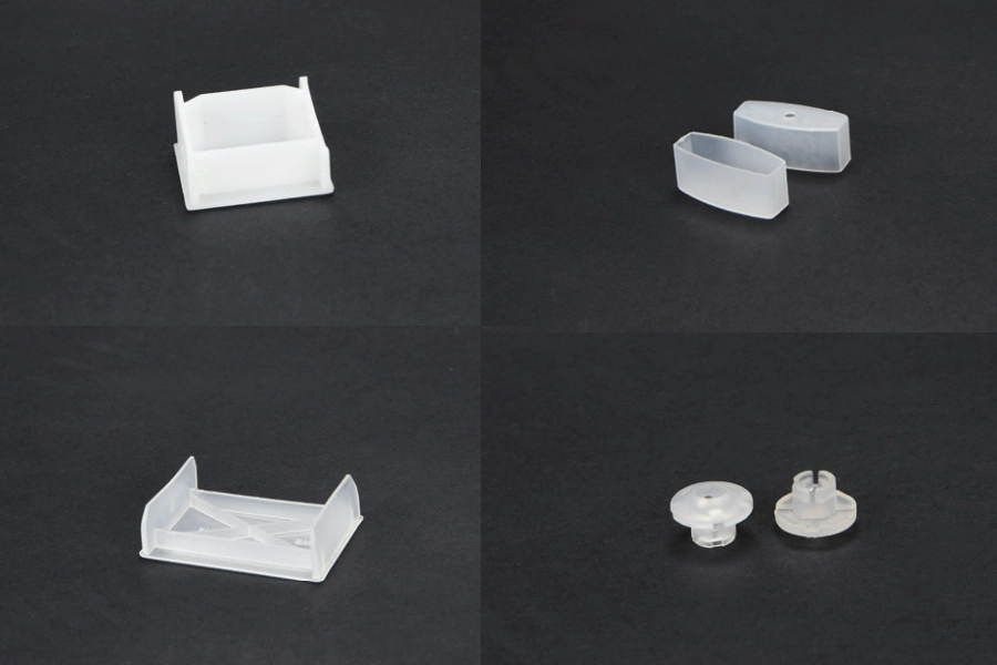 Venetian blind end caps, plugs and small replacement parts