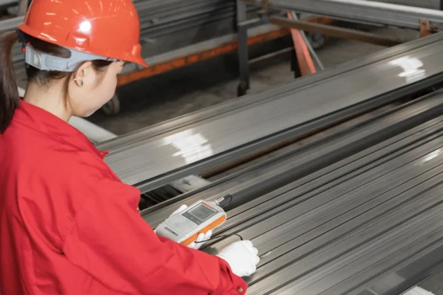 surface finish and coating inspection for aluminum profiles
