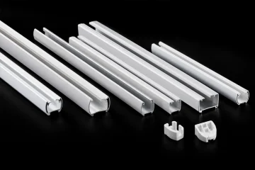 Curtain track profiles, carriers, runners and mounting accessories